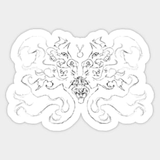 Tree butterfly v2 Sticker